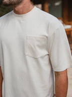 Cream Pocket Oversized T-shirt