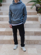 Blue Basic Oversized Hoodie