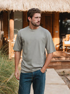 Olive Sleeve Oversized T-shirt