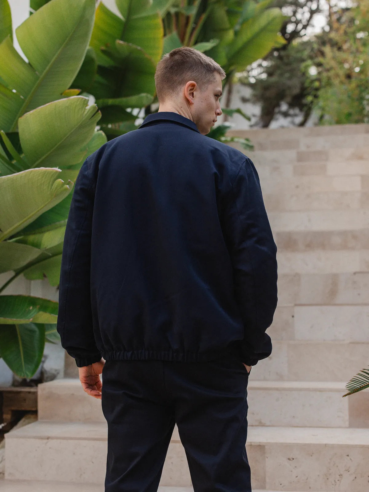 Navy Coach Jacket