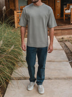 Olive Sleeve Oversized T-shirt