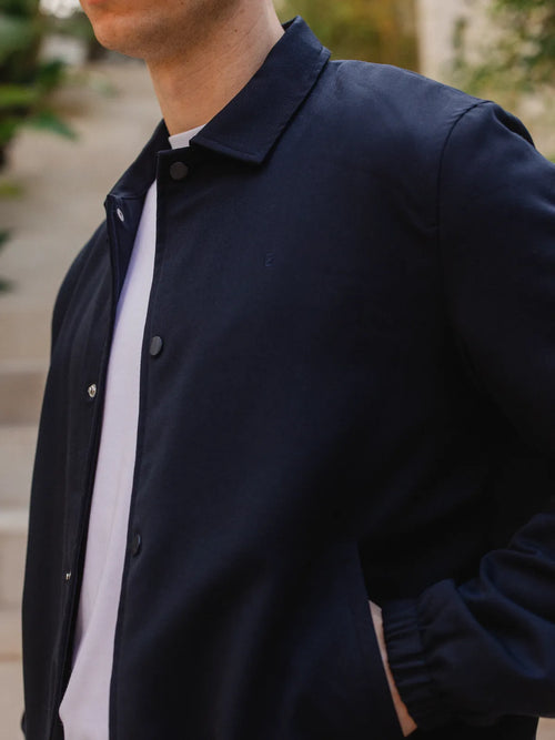 Navy Coach Jacket – 16/08 WEAR