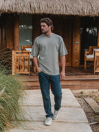 Olive Sleeve Oversized T-shirt