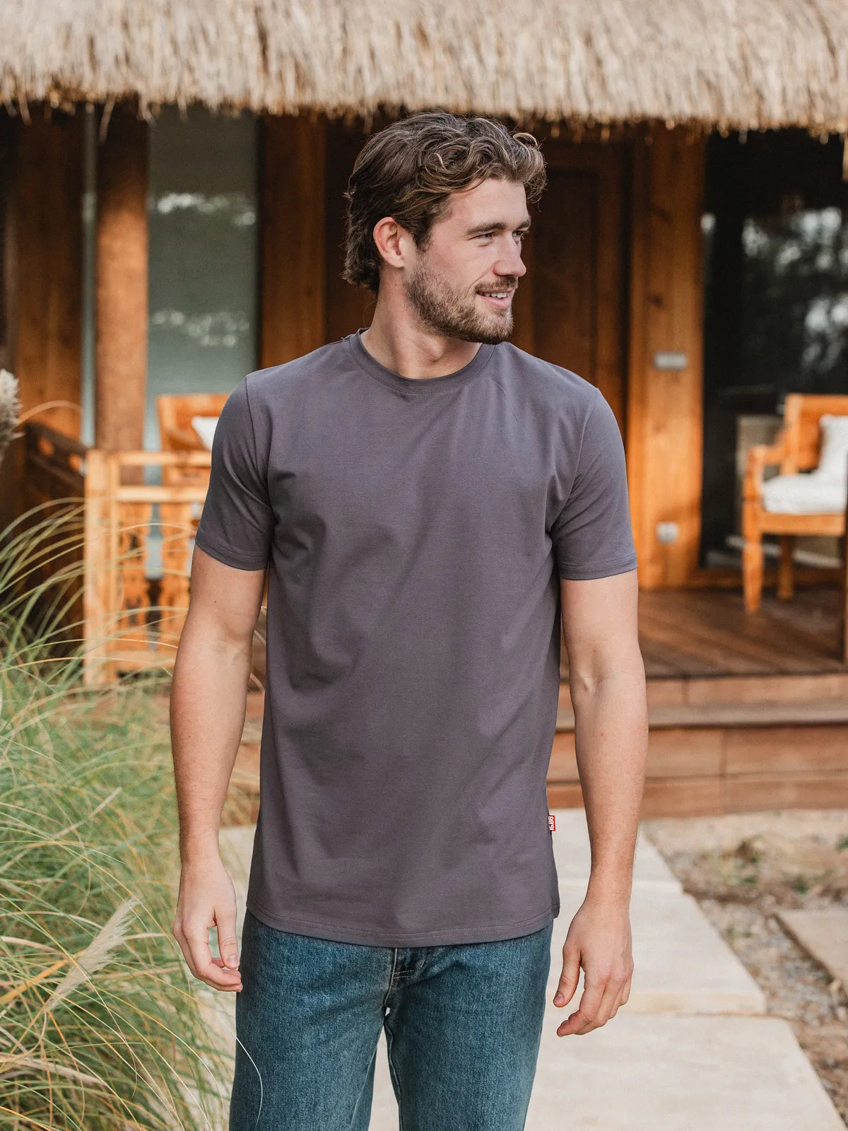 Dark Grey Slimfit T-shirt