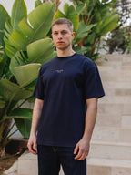 Navy La Hora Dorada Oversized T-shirt