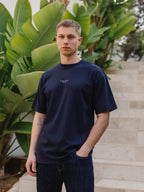 Navy La Hora Dorada Oversized T-shirt