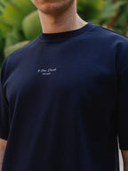 Navy La Hora Dorada Oversized T-shirt