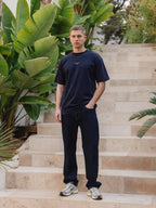 Navy La Hora Dorada Oversized T-shirt