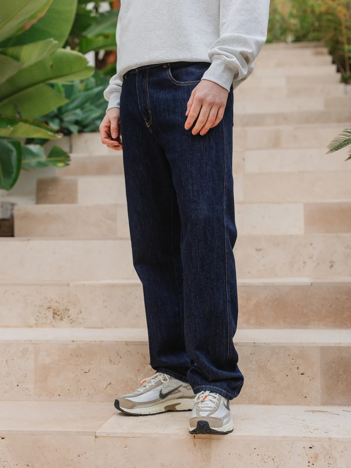 Dark Blue Denim Jeans