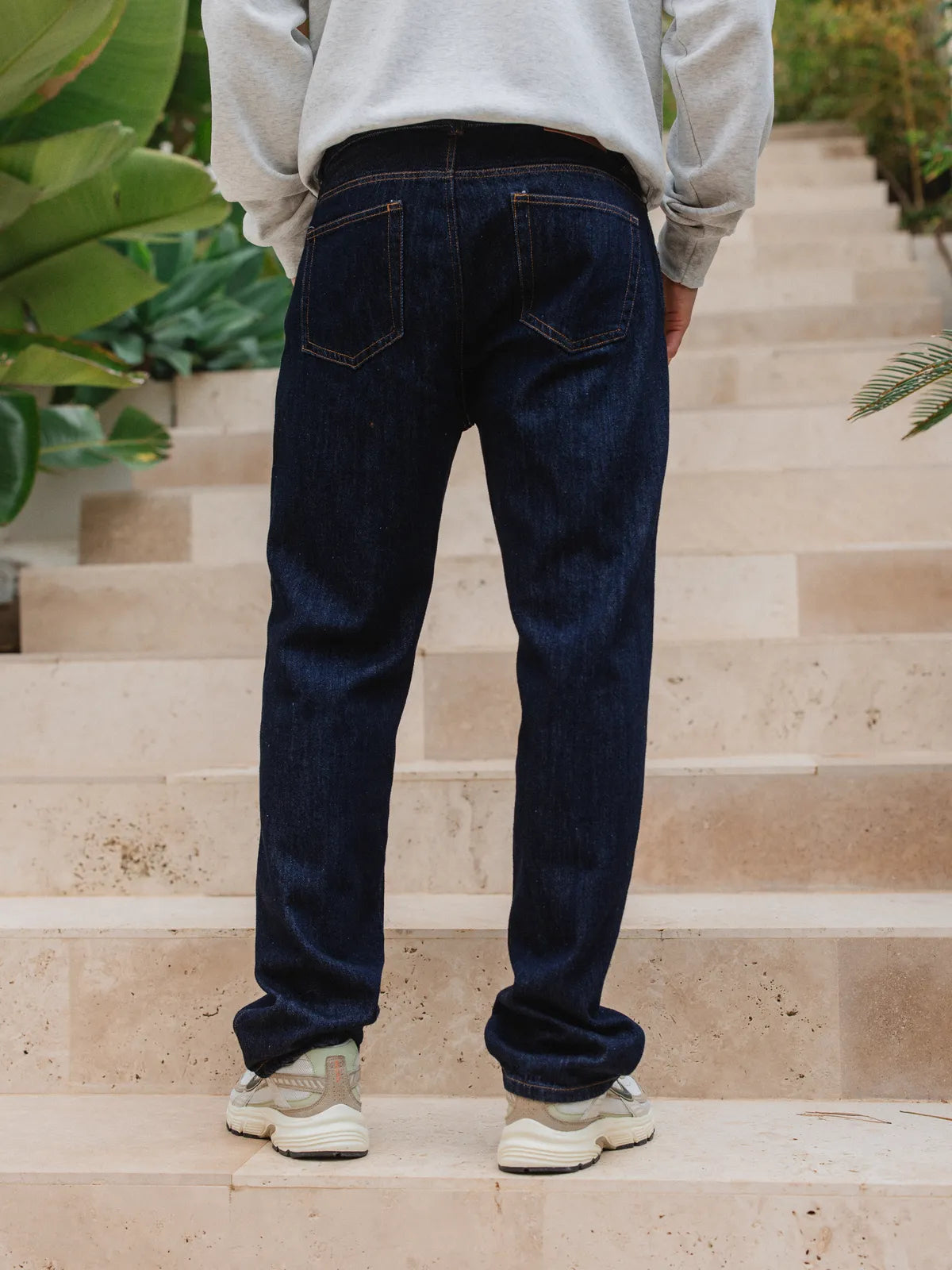 Dark Blue Denim Jeans