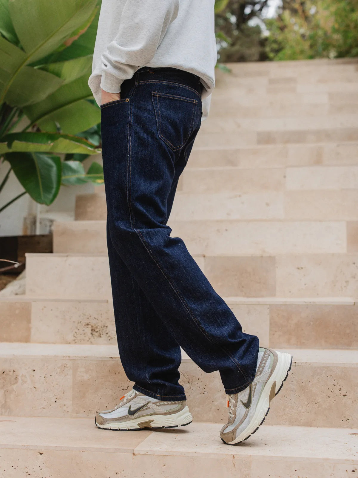 Dark Blue Denim Jeans