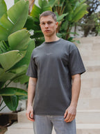 Off Black La Hora Dorada Oversized T-shirt