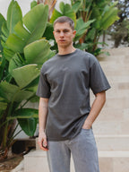 Off Black La Hora Dorada Oversized T-shirt