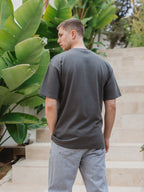 Off Black La Hora Dorada Oversized T-shirt