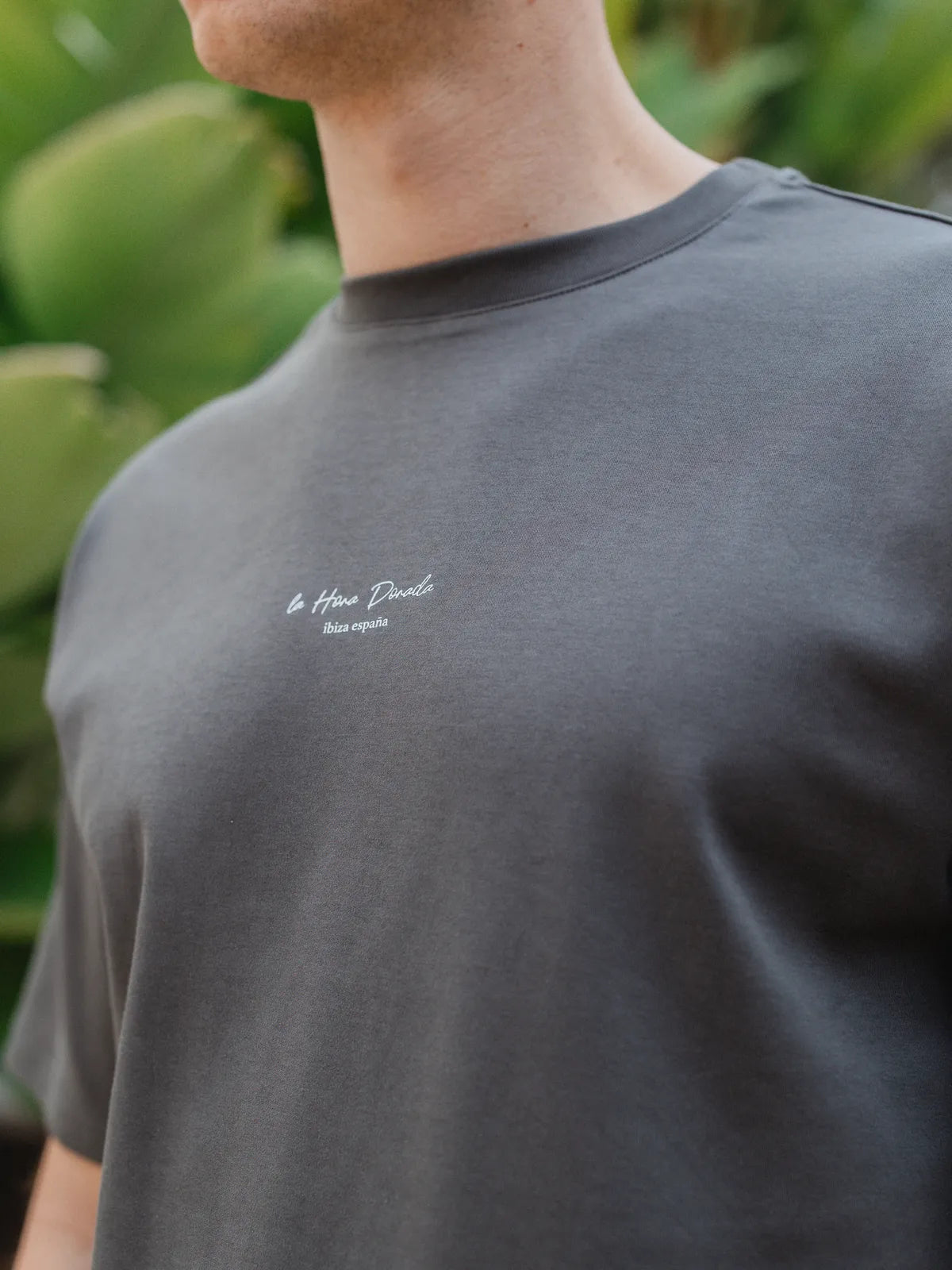 Off Black La Hora Dorada Oversized T-shirt