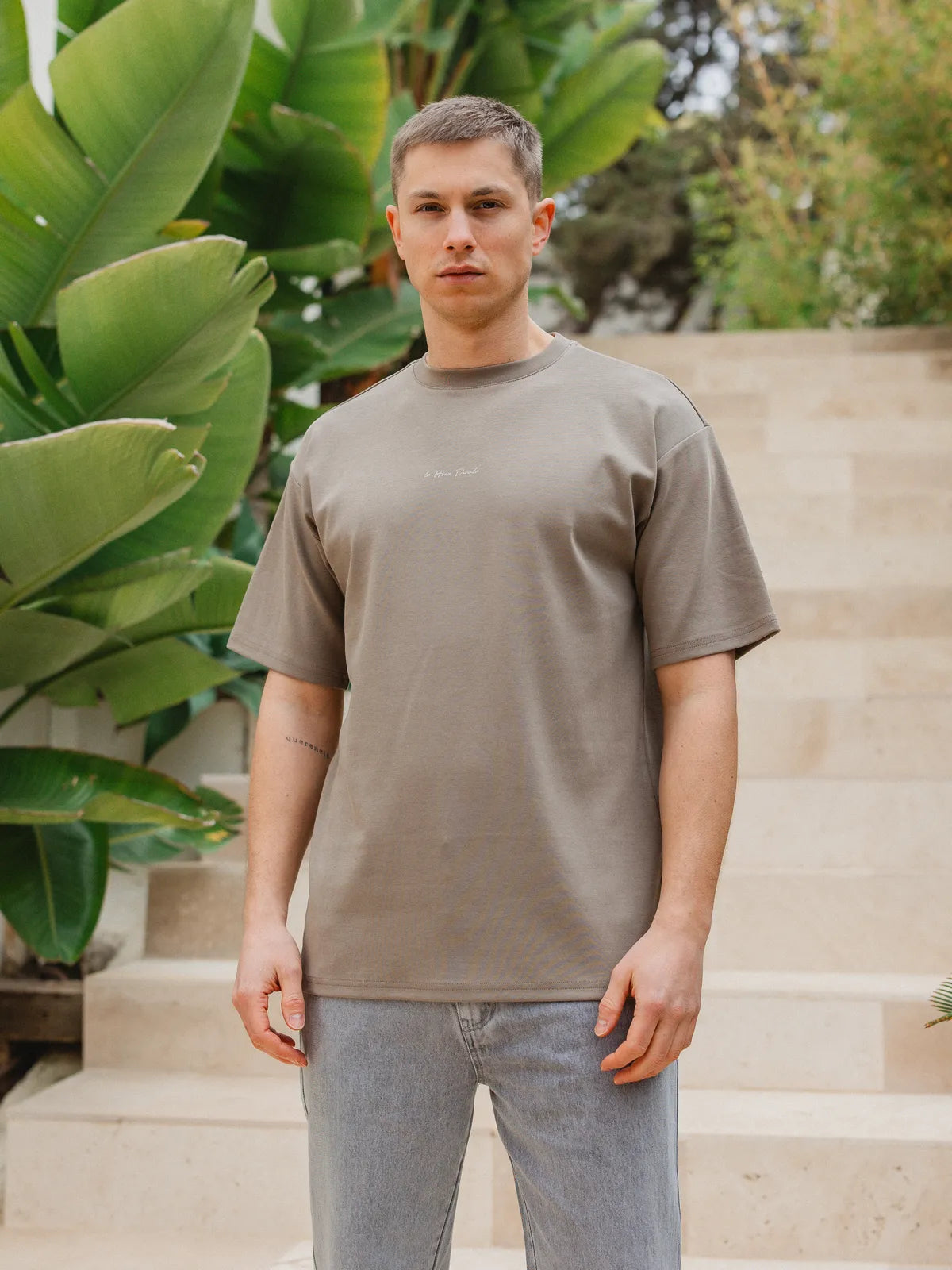 Brown Ibiza Oversized T-shirt