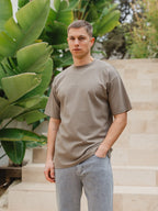 Brown Ibiza Oversized T-shirt