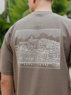 Brown Ibiza Oversized T-shirt