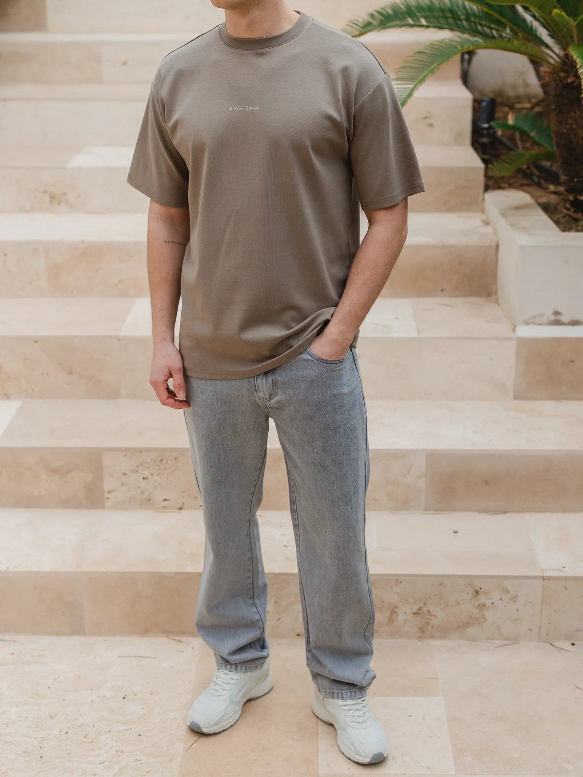 Brown Ibiza Oversized T-shirt