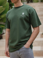 Green Stamp Oversized T-shirt