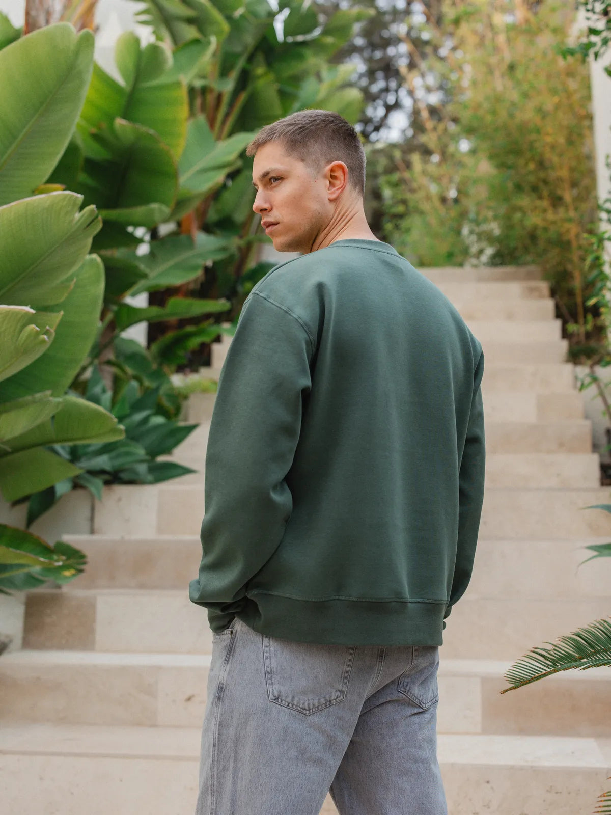 Green Oversized Sweater