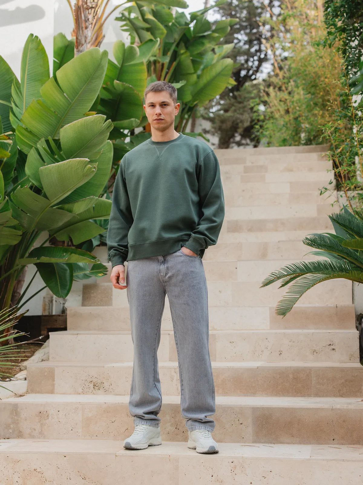 Green Oversized Sweater