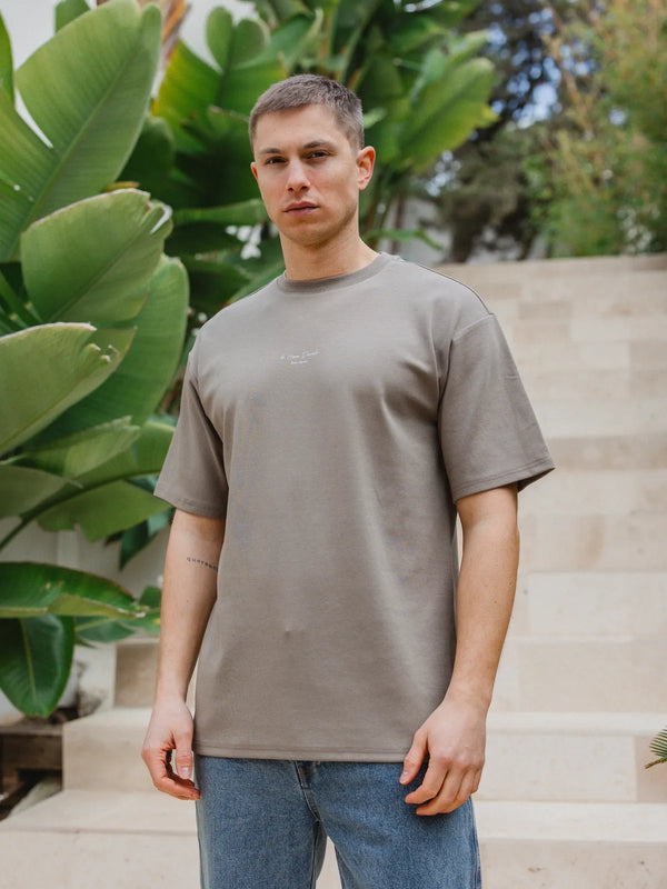 Brown La Hora Dorada Oversized T-shirt