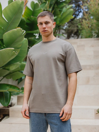 Brown La Hora Dorada Oversized T-shirt