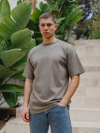 Brown La Hora Dorada Oversized T-shirt