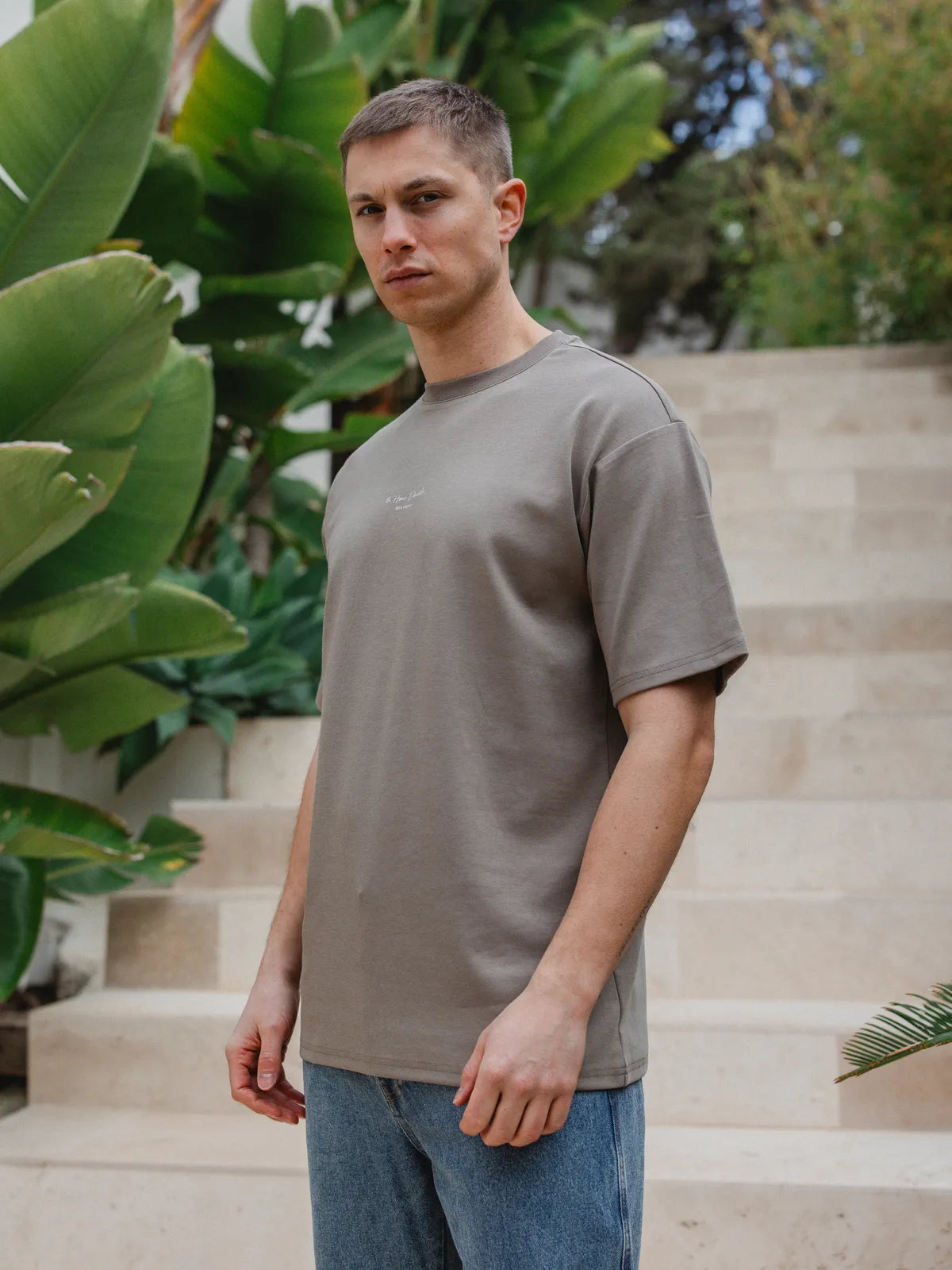 Brown La Hora Dorada Oversized T-shirt