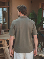 Polohemd Olive Summer mit Knöpfen