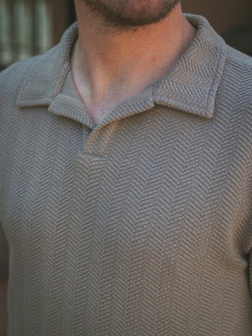 Olive Structure Summer V-Polo