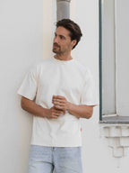 Creme Behind Oversized T-Shirt