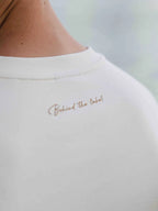 Creme Behind Oversized T-Shirt