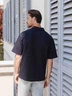 Navy Anniversary Oversized Poloshirt