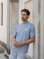 Light Blue Label Oversized T-shirt