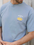 Light Blue Label Oversized T-shirt