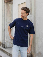 Navy Anniversary Oversized T-shirt