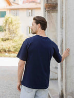 Navy Anniversary Oversized T-shirt