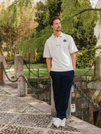 Creme Anniversary Oversized Poloshirt