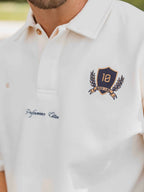 Creme Anniversary Oversized Poloshirt