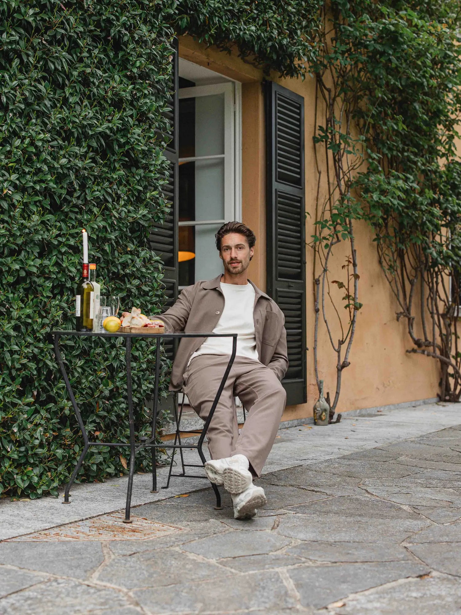 Brown Layer Overshirt