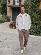 Beige Layer Overshirt