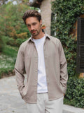 Brown Business Button Up Shirt