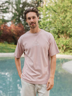 Old Pink Lago Oversized T-shirt