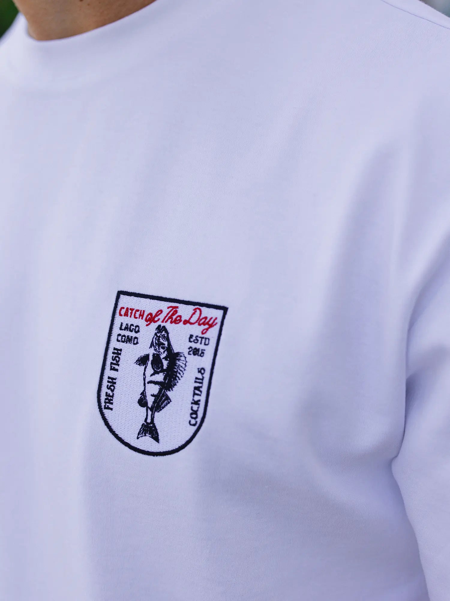 White Fish Oversized T-shirt
