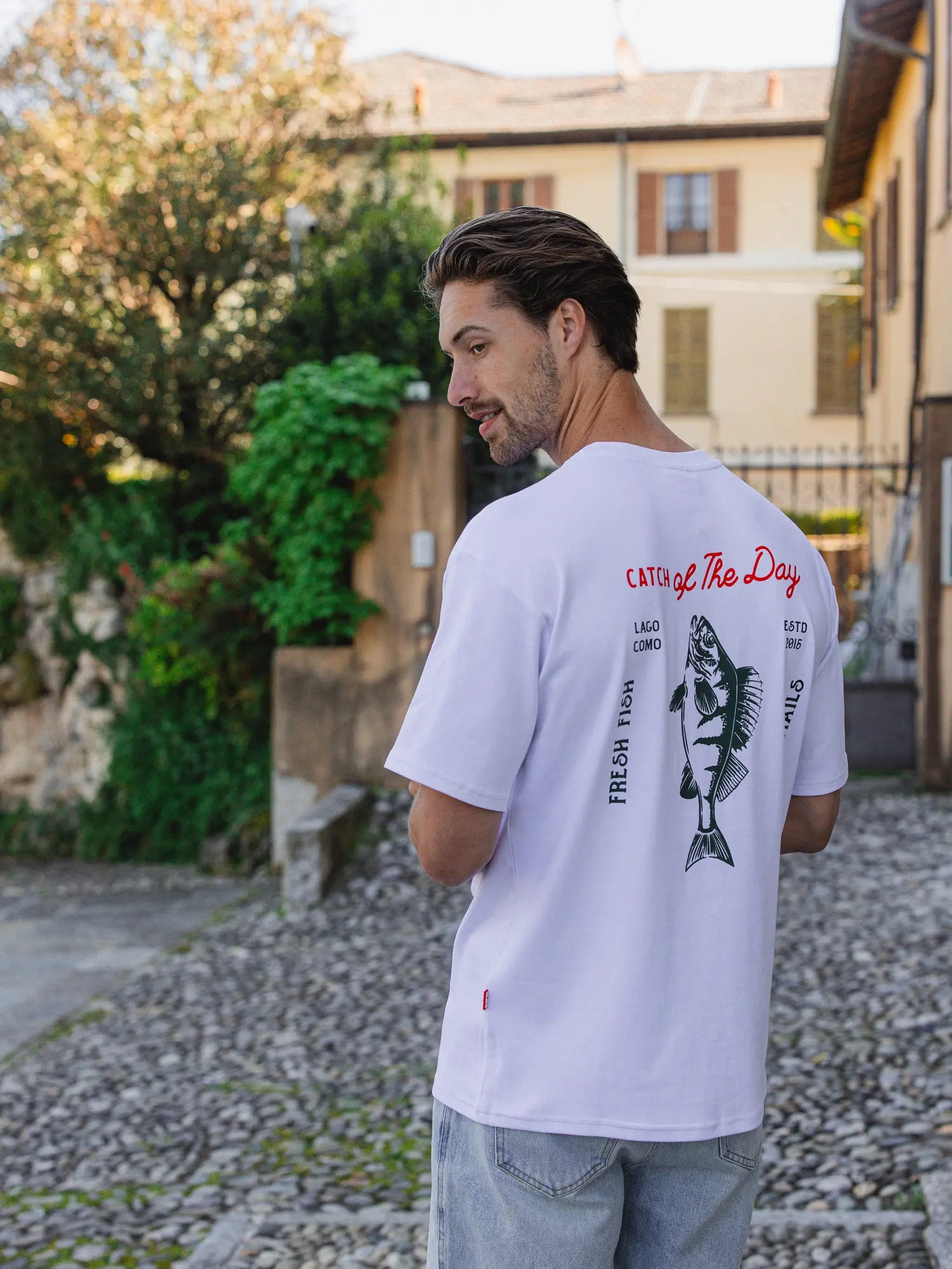 White Catch Oversized T-shirt