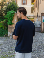 Navy Fish Oversized T-shirt