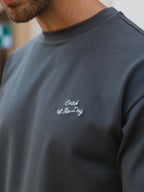 Off Black Mermaid Oversized T-shirt