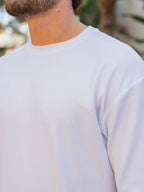 Weißes Oversize-T-Shirt